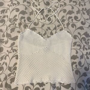 BRAND NEW ARITZIA BEAUTY CROCHET HALTER TOP